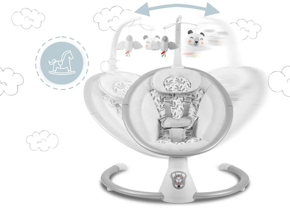 Многофункционален детски люлеещ се стол с мелодии