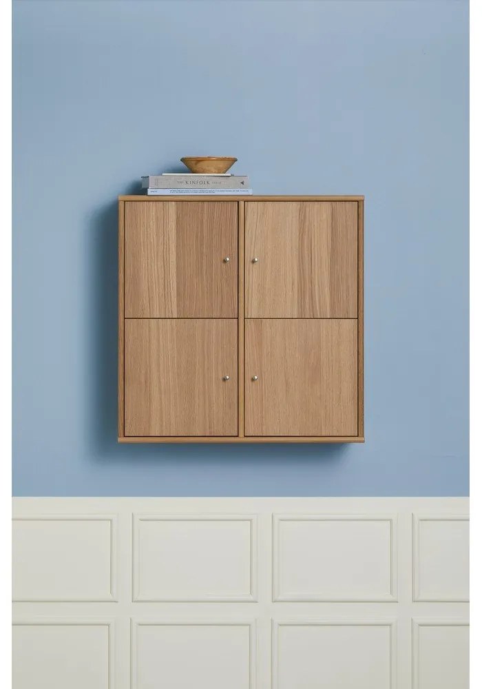 Висяща библиотека от декор от дъб в естествен цвят 70x70 cm Mistral – Hammel Furniture