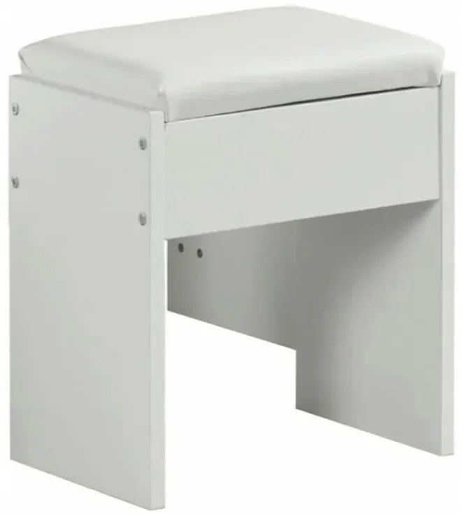 Холивудска козметична тоалетка с табуретка - елегантност, стил и практичност в едно