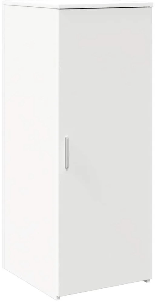 859033 vidaXL Шкаф за съхранение, бял, 40x45x103,5 см, инженерно дърво