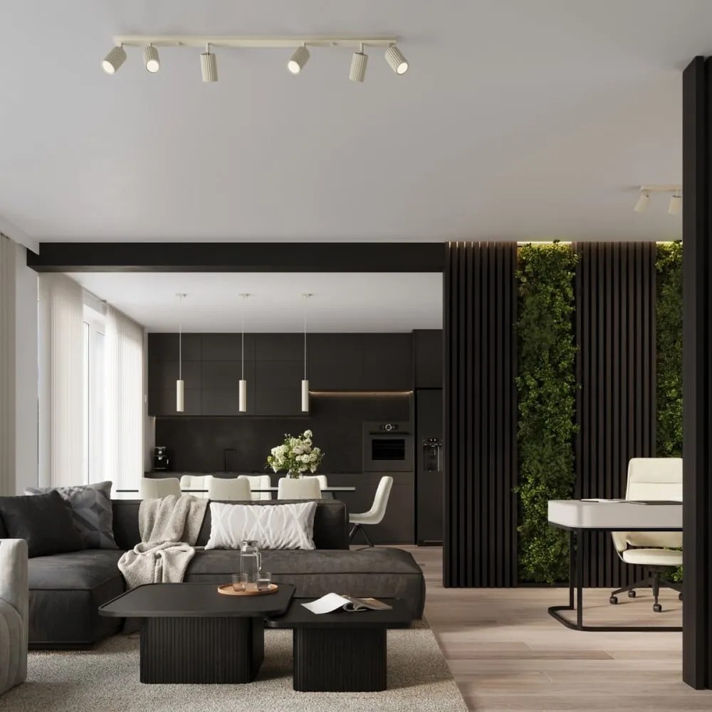 Кремав прожектор 6,5x117 cm Gleam – Sollux