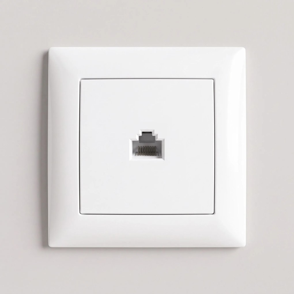 Розетка RJ45 OSTE JNH010-S WHITE