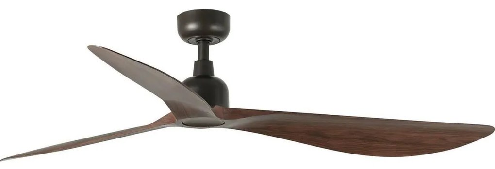 FARO 34362WT - Вентилатор за таван OUTWOOD L кафяв/черен Ø 150 см WT IP44 + д.у.
