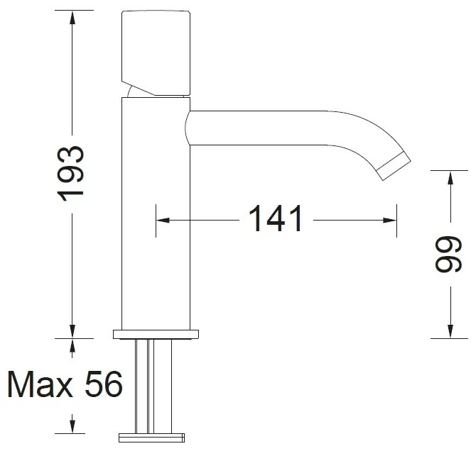 Кран мивка Eletta Tecno-Inox