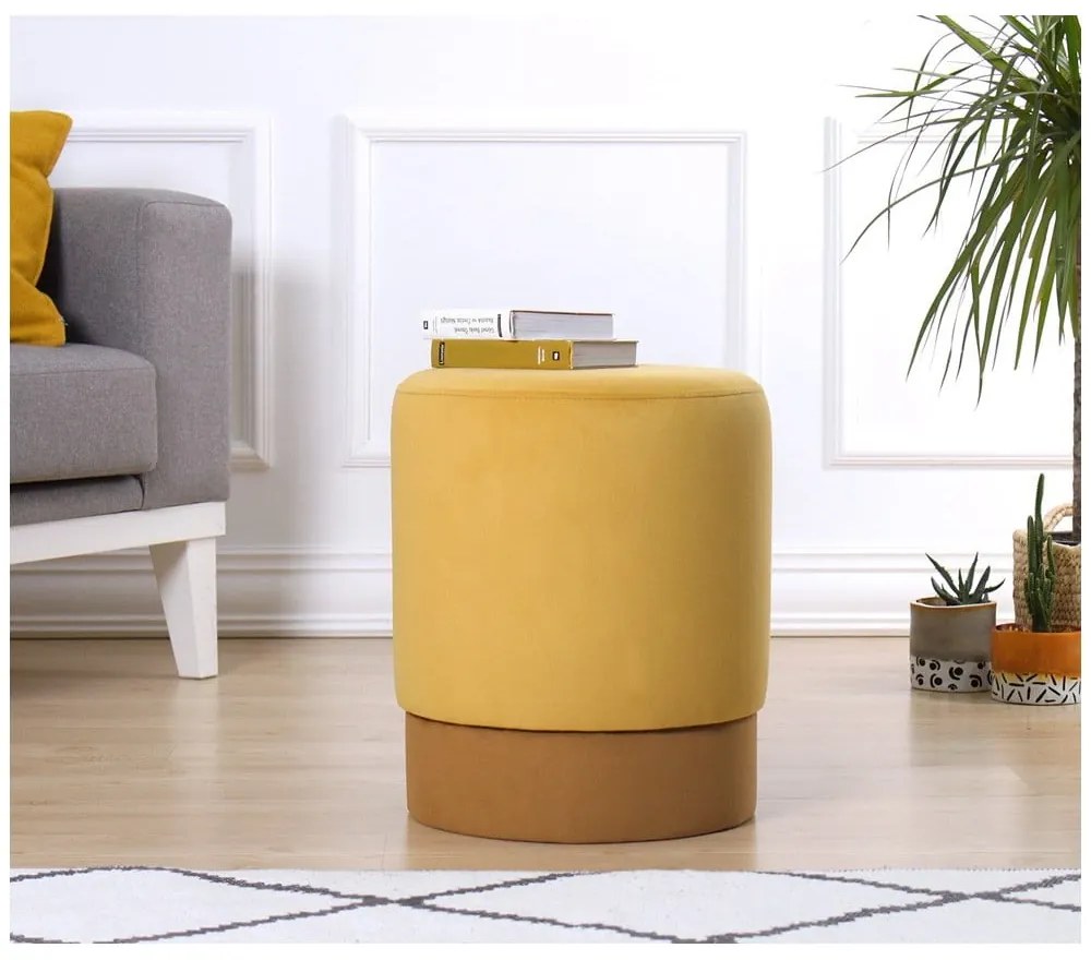 Жълта табуретка Ropp - Artie