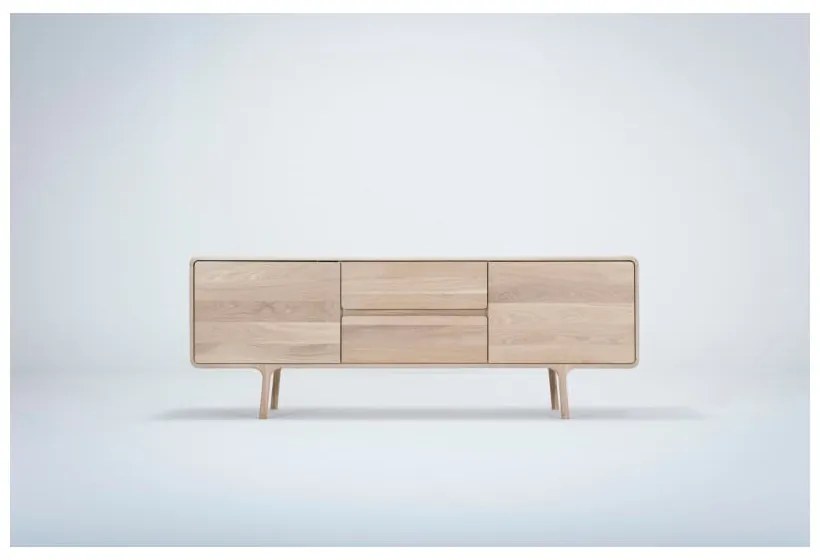 ТВ скрин от масивна дъбова дървесина Fawn - Gazzda