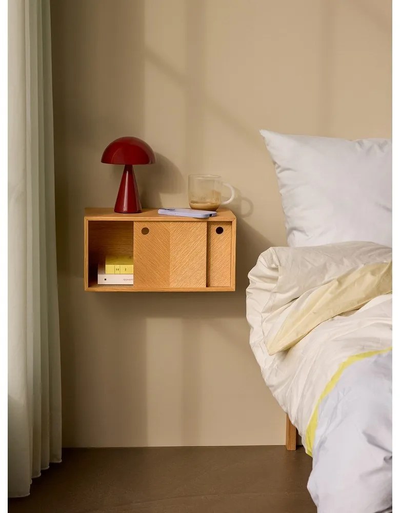 Стенен рафт от дъб Херингбон - Hübsch