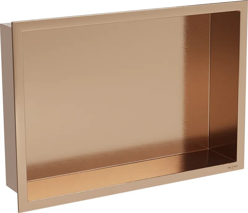 Mexen X-Wall-R ниша рафт с фланец 45 x 30 см, четкана мед - 19C0453010
