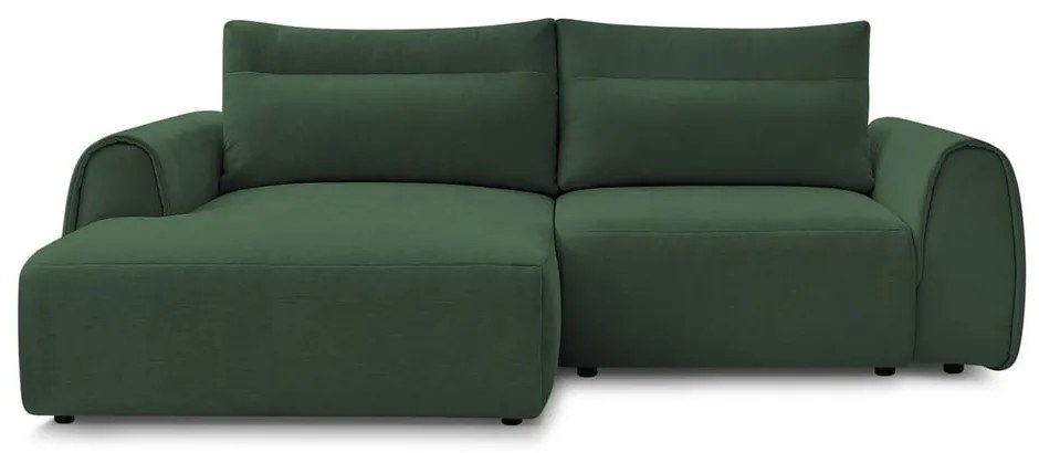 Тъмнозелен ъглов диван Aden – Bobochic Paris