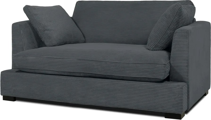 Сиво кресло от рипсено кадифе Mobby – Scandic