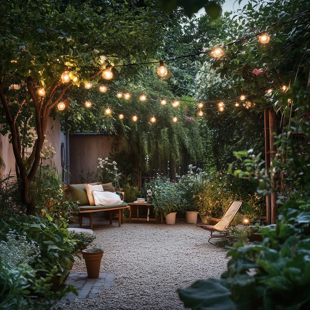 LED Гирлянда 10 метра 10 лампи ярка IP44 - Chill