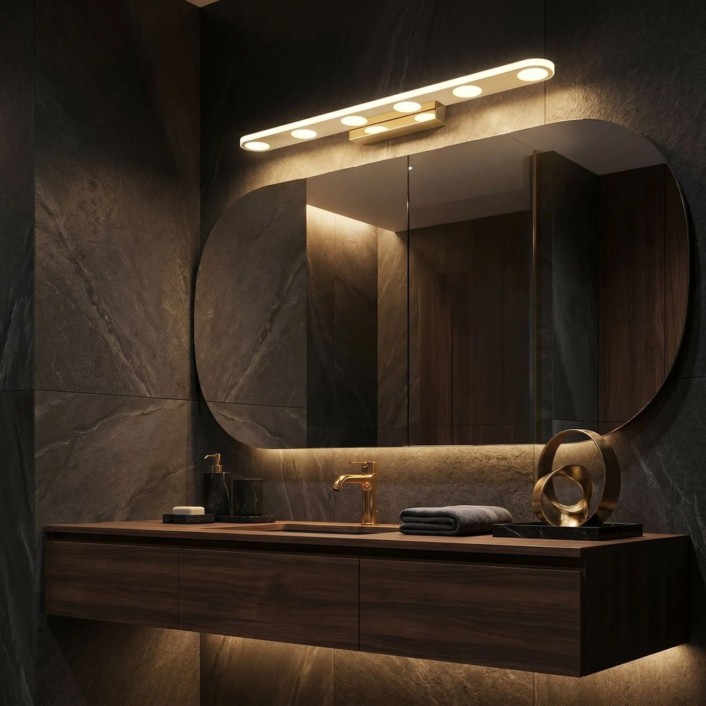 LED аплик за баня SWE057-W GOLD
