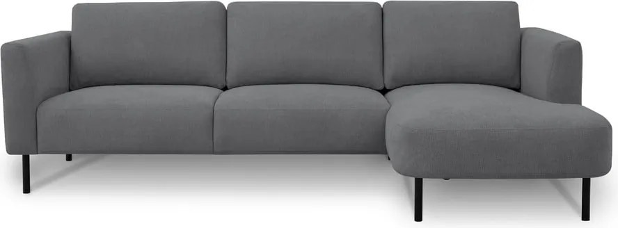 Тъмносив ъглов диван (десен ъгъл) Hero – Scandic