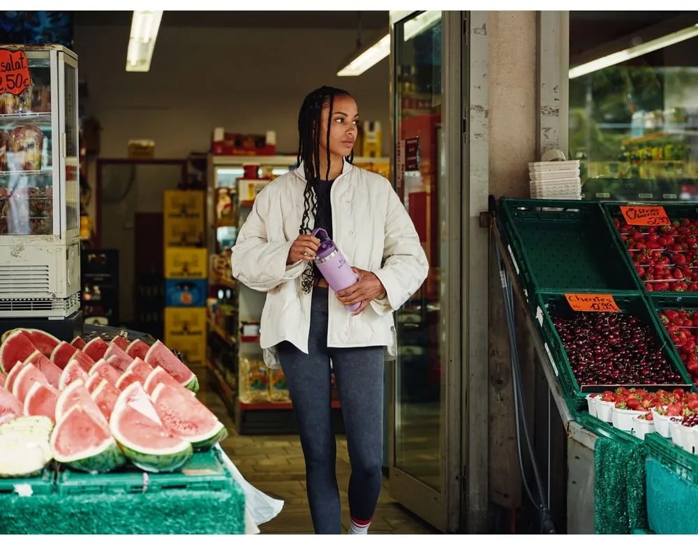 Розов термос от неръждаема стомана 890 ml IceFlow™ Flip Straw 2.0 Tumbler Cherry Blossom – Stanley