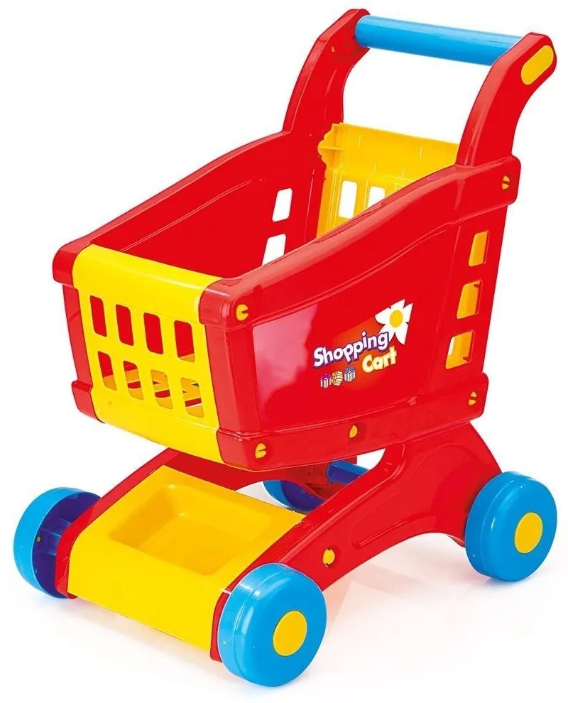 Количка DOLU за пазаруване червена 7058