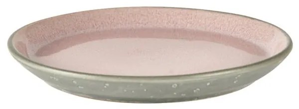 Розова/сива десертна глинена чиния ø 17 cm Gastro Grey/Light Pink – Bitz