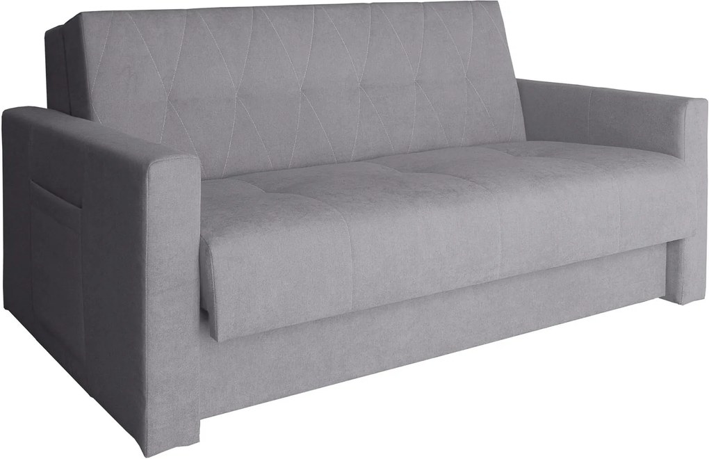 Диван-легло Ромбус-Сиво Отворен