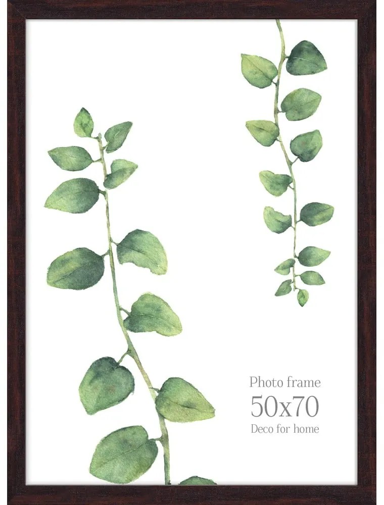 Кафява рамка за стена , 53 x 73 cm Narvik - Styler