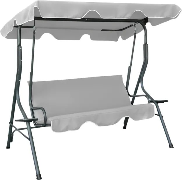 Градинска люлка Baleno-сива