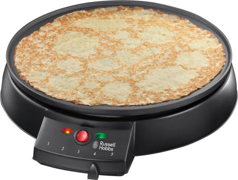 Уред за палачинки Russell Hobbs Fiesta 20920-56, 1000W, 30 см, Включени прибори, Черен