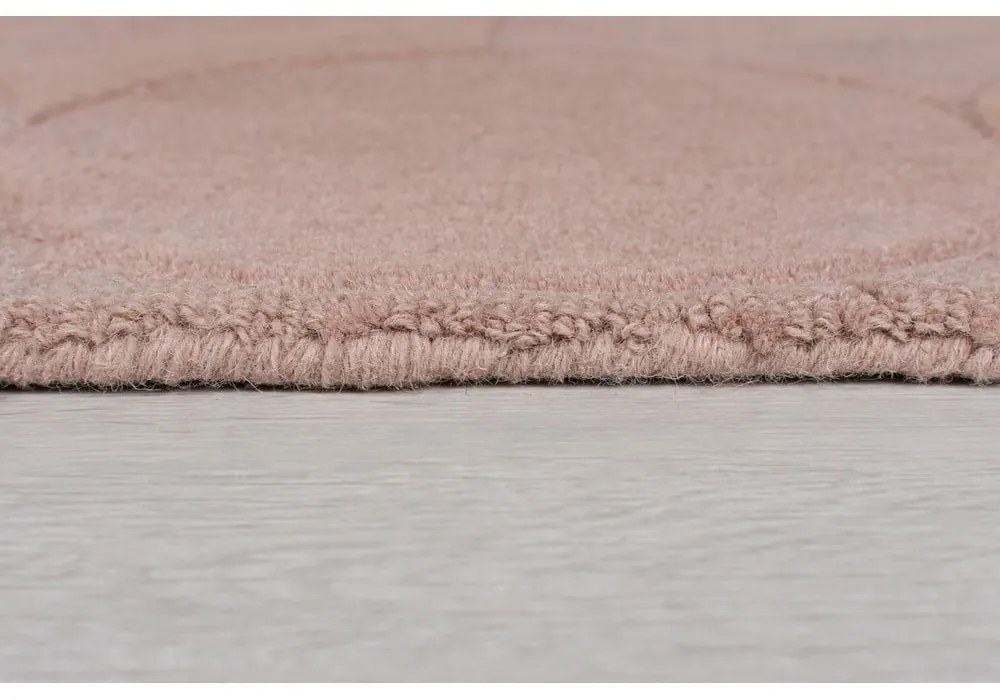 Розов вълнен килим , 120 x 170 cm Gigi - Flair Rugs