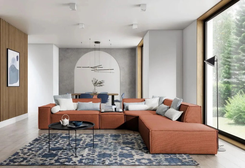 Γωνιακός καναπές Fubu L-Δεξιά-Korali