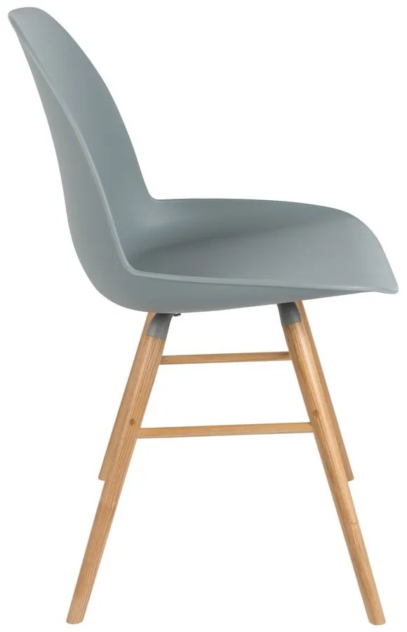 Светлосиви трапезни столове в комплект от 2 броя Albert - Zuiver