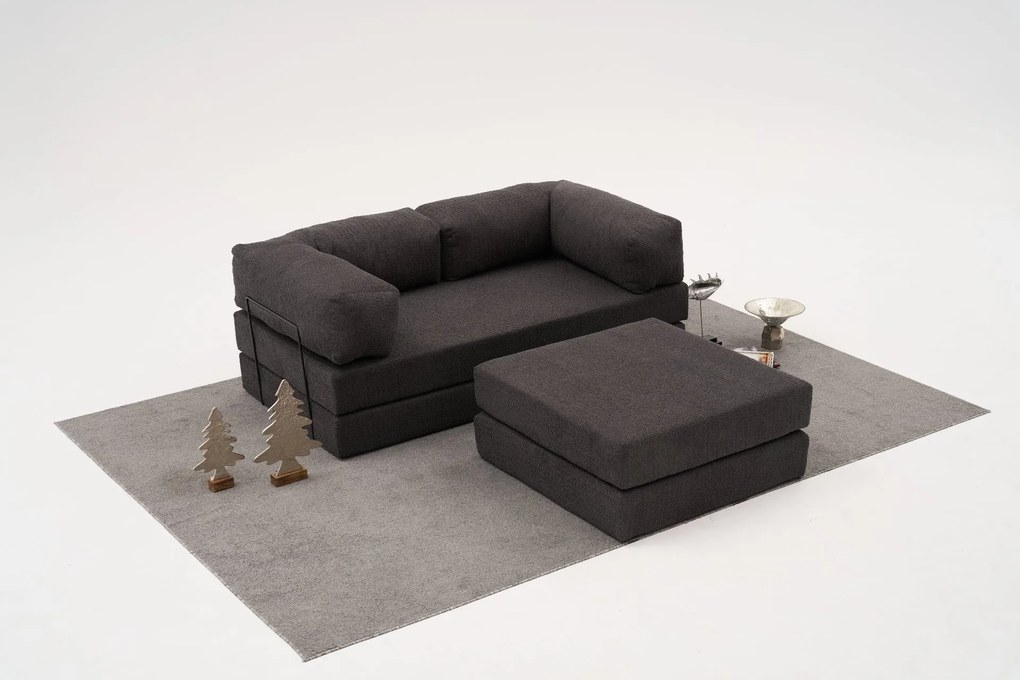 Ъглов диван Comfort Mini, цвят Антрацит