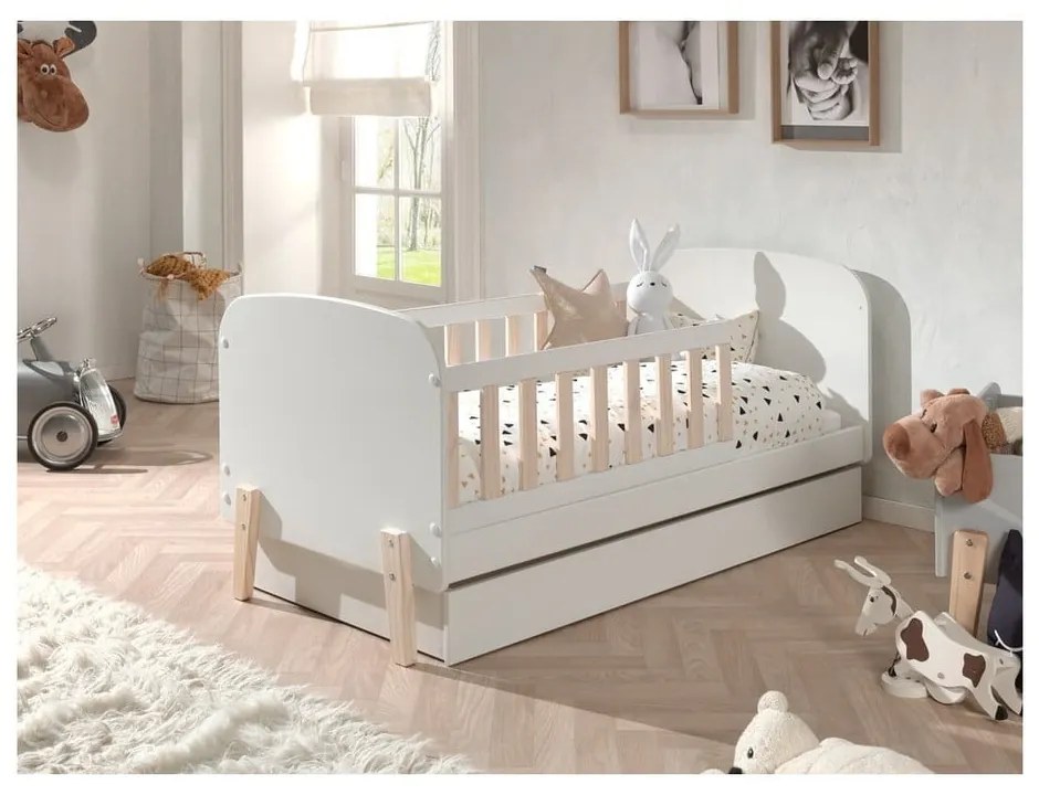 Бяло легло за малки деца, 70 x 140 cm Kiddy - Vipack