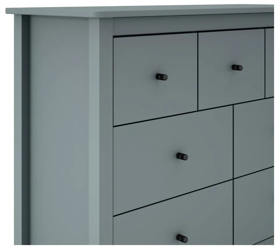 Скрин сиво-зелен от масивен бор 110x80x40 cm Misti – Marckeric