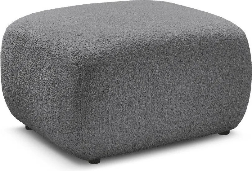 Сива табуретка от прежда с примки от букле Montaigne – Bobochic Paris