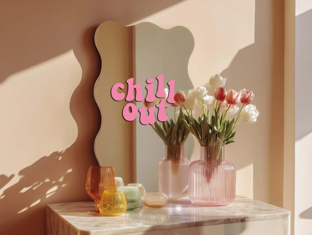 Стикер за огледало S8 – Chill out 25x18
