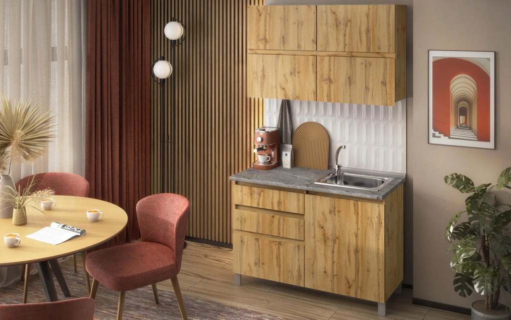 Кухня с включен термоплот Стиви