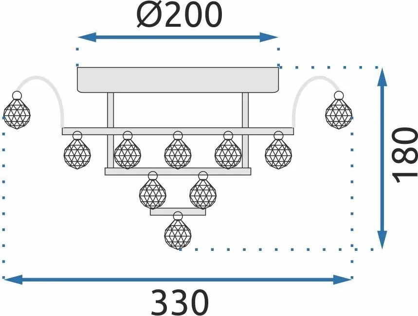 КРИСТАЛЕН ПОЛИЛЕЙ APP783-3C