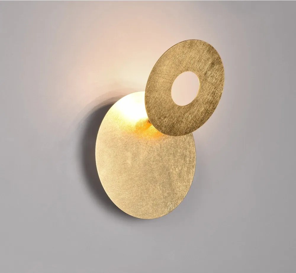 LED стенна лампа в златист цвят Leano - Trio