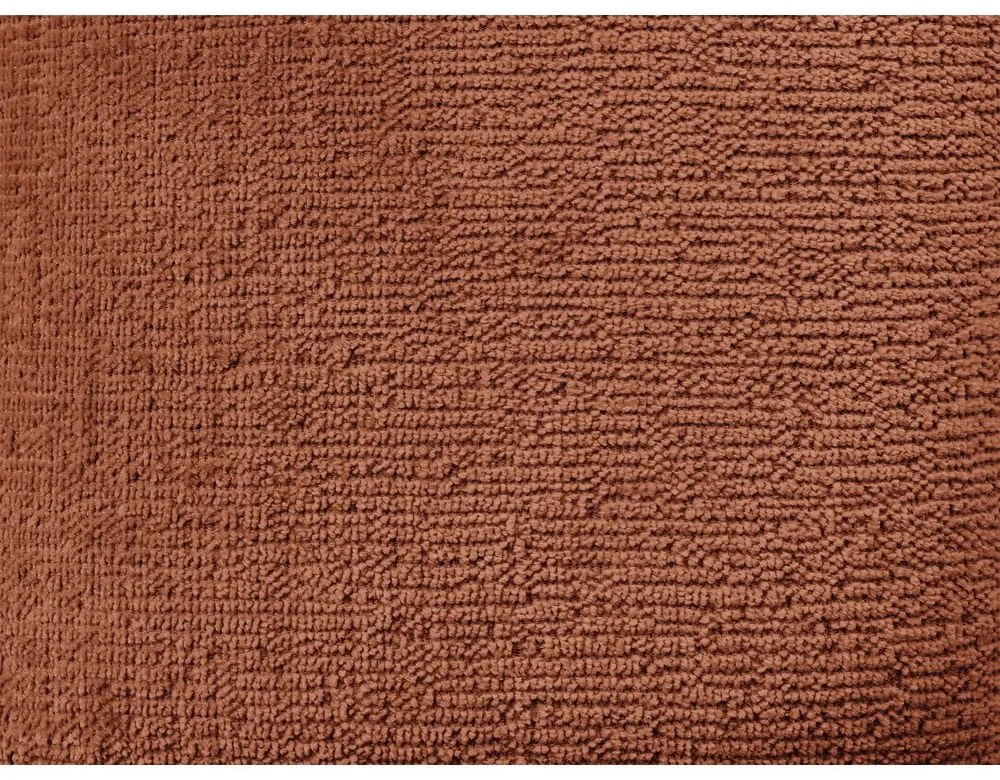 Теракотен шенилов ъглов диван (десен ъгъл/L форма) Whesley – Bobochic Paris