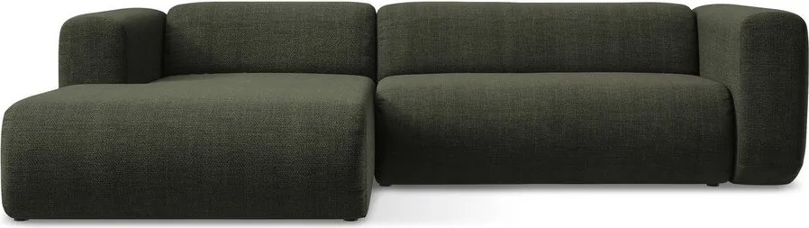 Зелен ъглов диван (ляв ъгъл) Ekahi – Makamii