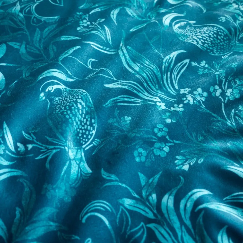 Синьо единично спално бельо 135x200 cm Regal Birds – Catherine Lansfield