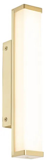 Стенна лампа за баня месинг 32 см с LED IP44 - Cascada