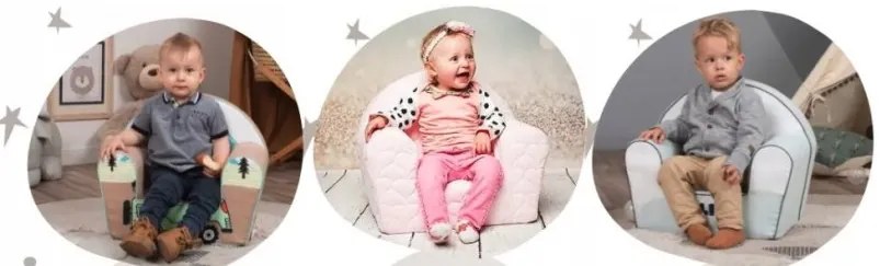 Детска седалка от пяна - сафари животни, 51 × 33 × 42 cm