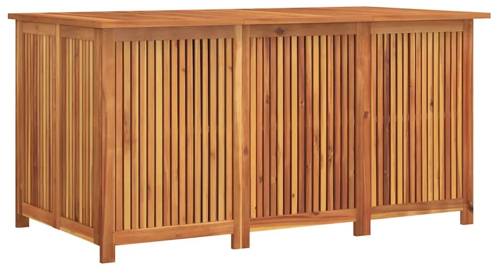 319707 vidaXL Градинска кутия за съхранение 150x80x75 см акациево дърво масив