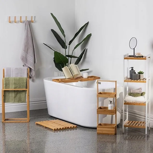 Елегантна бамбукова стойка за кърпи