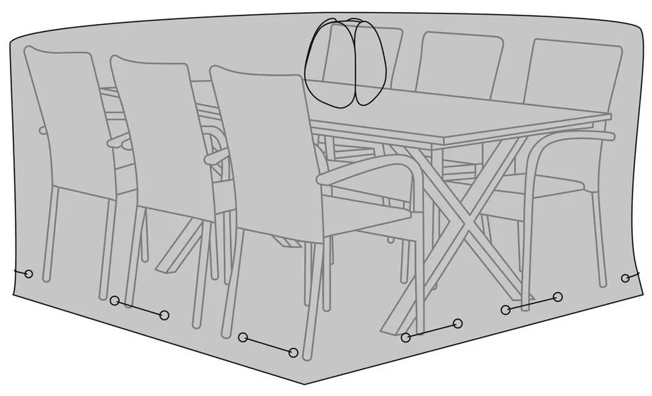 Защитно покритие за градинска маса 235x155x95 cm – House Nordic