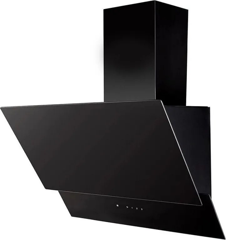 Абсорбатор Kumtel DA6-835-A0A, 142W, 650 м3/ч, 3 скорости, LED, Алуминиев филтър, Стъклен панел, Черен