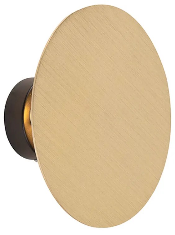 Дизайнерска Златна Стенна Лампа с Регулиране - Макара