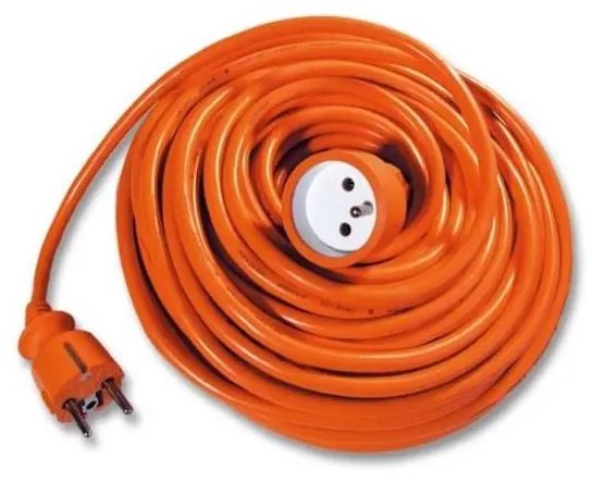 Удължителен кабел 20 м, оранжев