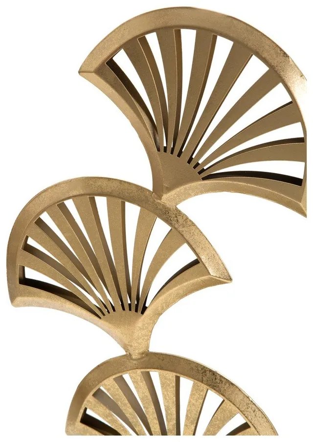 Метална статуетка в златна декорация Triple Leaf - Mauro Ferretti