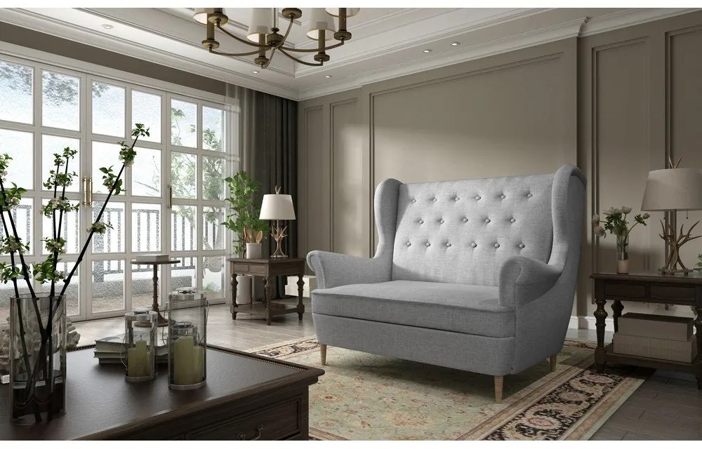 Сив диван 150 cm Aros – ELTAP