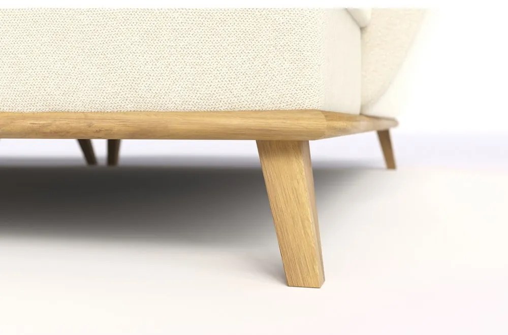 Кремав разтегателен ъглов диван (десен ъгъл) Balitco – Ropez