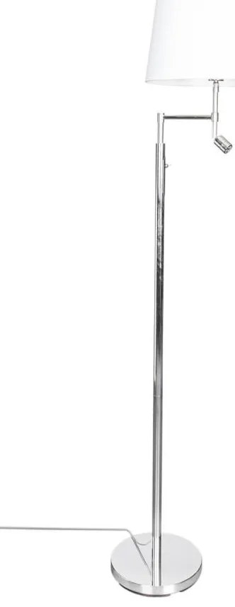 ByRydens 1988780-5000 LED стояща лампа ORLANDO 1xE27/5W/230V+LED/3W бяла/хром